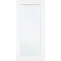 Specchio da parete con cornice in legno "Tiziano" -Naturale / 32 x 122 cm