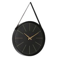 Orologio da Parete Bianco Moderno da Interno 40x66 cm - SIL - Colore: Nero