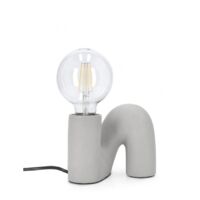 Lampada da tavolo "Jael Irr" in ceramica h 12,5 cm