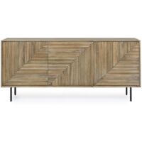 BIZZOTTO Credenza 3 Ante Darsey In Legno Mango