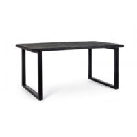 Tavolo Rettangolare Legno Marrone Industriale da Interni - KENDRICK