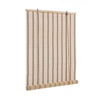 Tenda Tolosa marrone in bamboo, barre in legno e filo di poliestere copertura 75% -120x260h