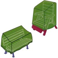 Set 3 Telo di protezione "Cover" per Poltrone, Tavoli e Divani da Giardino e Piscina