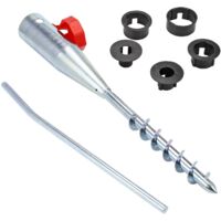 Supporto per ombrellone da giardino in metallo avvitabile 57 cm