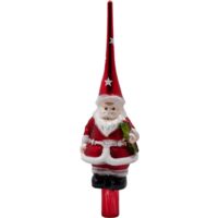 Puntale per Albero di Natale a forma di Babbo Natale da 30 cm
