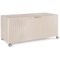 Baule "Ocean" porta cuscini in alluminio con ruote e maniglia -Antracite
