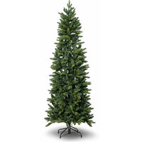 Albero di Natale slim "Cernera" in PE Effetto Real Touch + PVC di Altissima qualità -180 cm