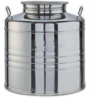 Contenitore Saldato in acciaio inox AISI 304 Made in Italy per olio  d'oliva 