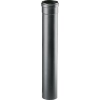 TUBO PELLET SAVE Ø 80 mm L 1000 mm NERO PORCELLANATO SPESSORE 1,2 mm