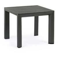 Tavolino da caffe "Cruise" per lettino da esterno e giardino 40 cm in alluminio -Antracite