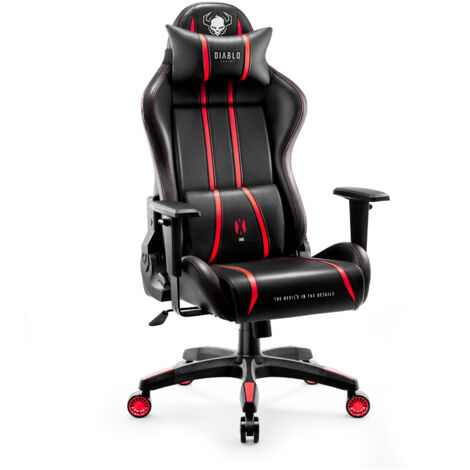Gaming Stuhl Diablo X-One 2.0 Small: Schwarz-Rot