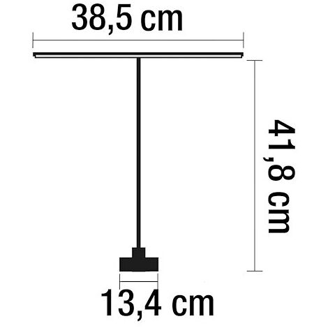 Lampe De Bureau LED Unilux Illusio – 6.5W, Design Moderne, Noir