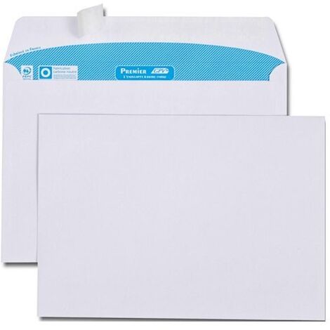 Enveloppe 162 x 229 mm GPV 90 g sans fenêtre, blanche - Boîte de 500 (1/2)