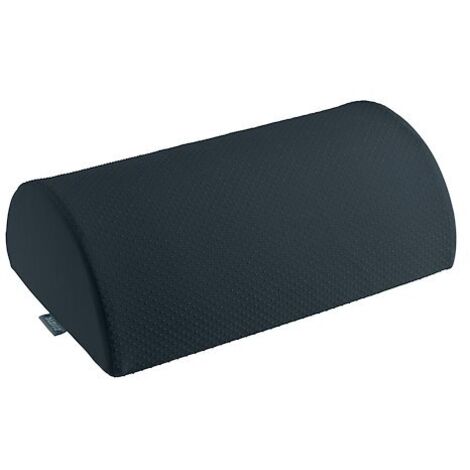 LEITZ - Repose-pieds, soulage les douleurs aux dos et aux épaules - Housse en tissu & intérieur en mousse - Leitz Ergo Cosy - Couleur gris foncé - (53710089) (1/5)