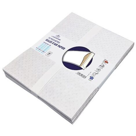 Pochette à bulles papier kraft blanc 270 X 360 La Couronne - Lot de 10 (1/4)