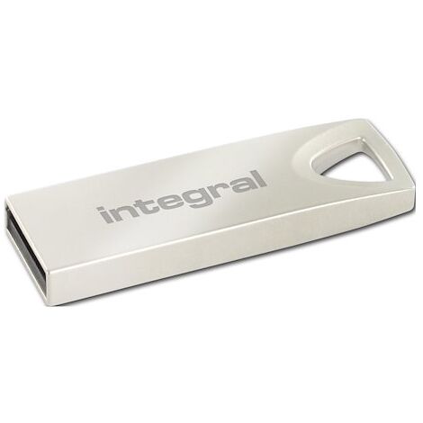 Clé USB 2.0 Intégral INFD16GBARC arc métal 16Go (1/2)