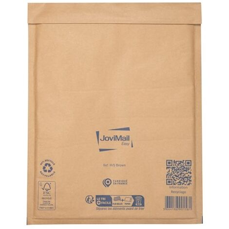 100 Pochettes Matelassées Kraft – 27x36 Cm, Bulles D’air 4 Mm, Patte Autocollante