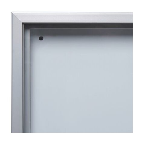 Vitrine d'affichage intérieur fond acier laqué - 21 feuilles (1/5)