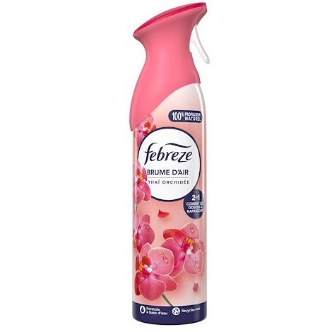 Désodorisant Febreze Brume d'air Thaï Orchidée - Aérosol 185 ml (1/5)