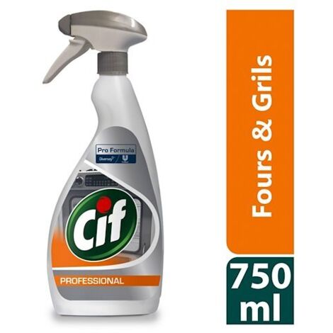 Nettoyant dégraissant Cif Professional fours & grills - Spray 750 ml (1/5)