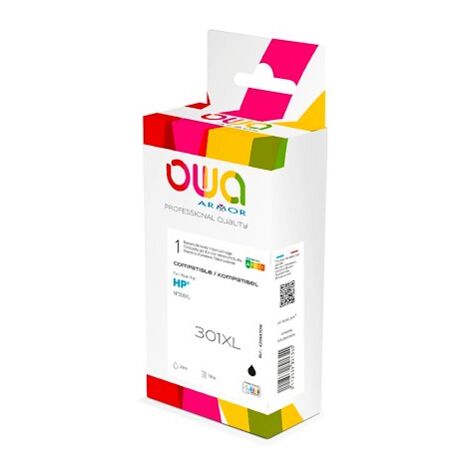 Cartouche Owa compatible HP CH563EE noire pour imprimante jet d'encre (1/5)