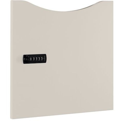 Lot de 2 portes Locker - gris perle - Maxiburo (1/4)