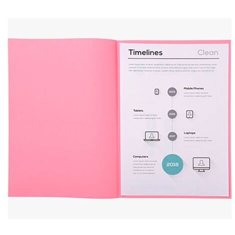 Sous-chemise standard 60 g Exacompta 22 x 31 cm couleurs assorties - Paquet de 100 (1/2)