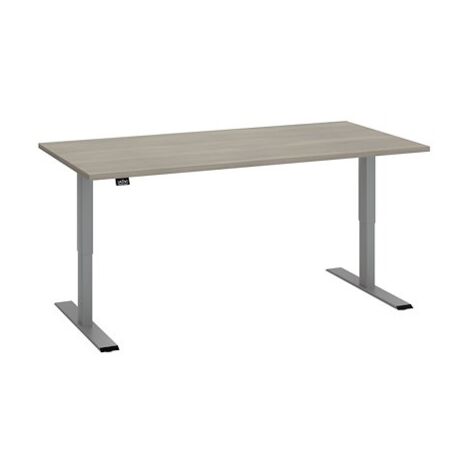 Bureau réglable en hauteur électrique Ergo 160 x 80 cm - Arch - gris - Maxiburo (1/2)