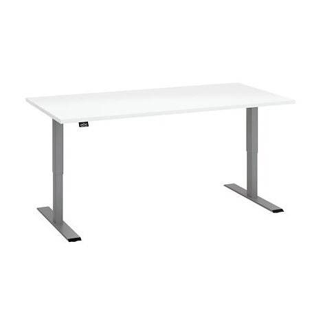Bureau réglable en hauteur électrique Arch Ergo 160 x 80 cm - blanc - Maxiburo (1/5)
