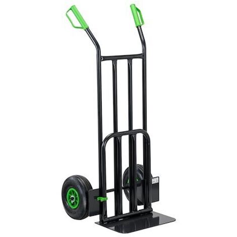 Diable acier 250kg bavette mixte - Roues increvables (1/5)