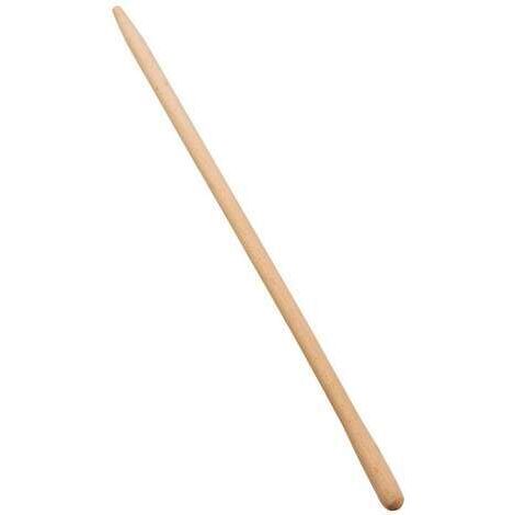 Manche à balai bois naturel 140 cm , à clouer Ø 28 mm (1/3)