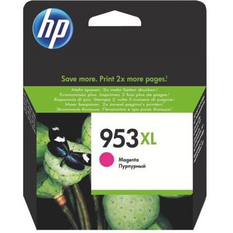 Ink-jet hp 953xl officejet pro 7730 / 8218 / 8710 / 8715 / 8720 / 8725 / 8730 / 8740 / 8745 magenta 1.600 pag