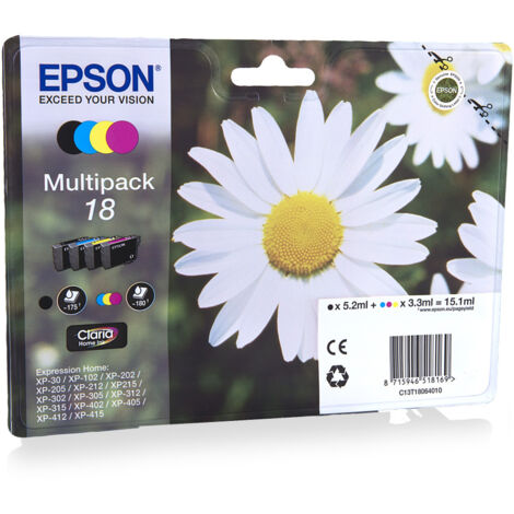 Epson18 Pack de 4 couleurs (1/2)
