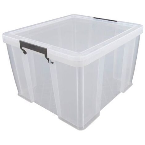 Boîte de rangement plastique 48 L WHITEFURZE Allstore - incolore