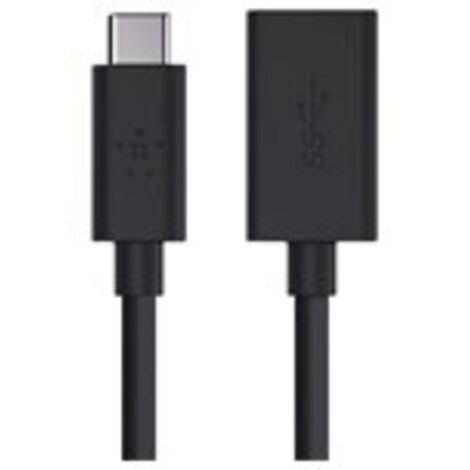 Belkin Adaptateur USB-C 3.0 vers USB-A - Adaptateur USB-C 3.0 vers USB-A (Mâle / Femelle) (1/3)
