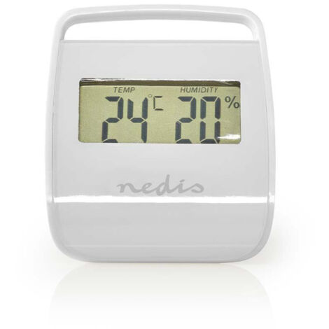 Nedis WEST100WT Thermomètre Hygromètre Intérieur Blanc (1/5)