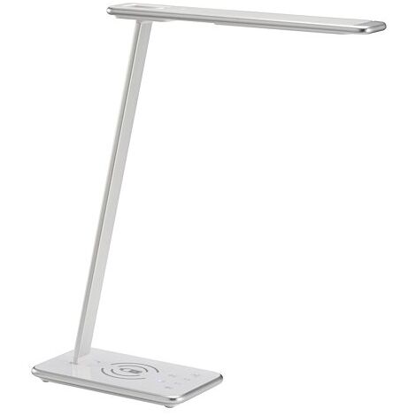 Lampe de bureau Led intégrée Bari - Aluminor - 13,7 W - Chargeur Qi (1/5)