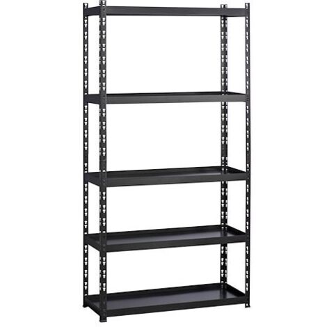 Rayonnage Combi H 192 cm - Tablettes métal avec rebords - Maxiburo (1/3)