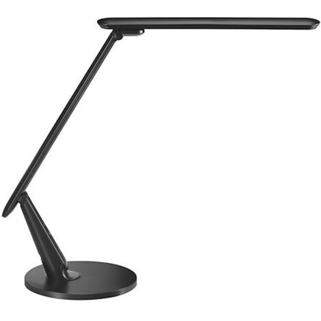 Lampe design, Lampe à poser design ZIG Noir en Metal, Aluminor