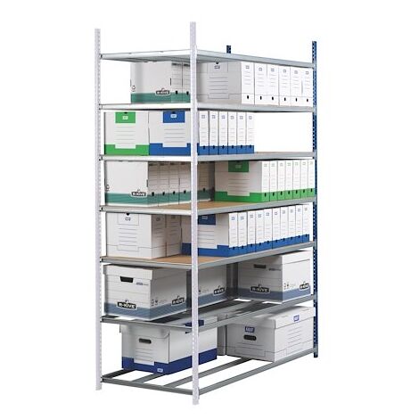 Rayonnage Archiv’P double suivant H 200 x L 150 - Maxiburo (1/2)