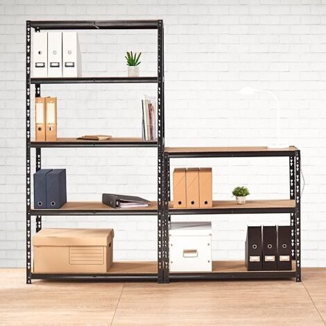 Rayonnage Combi H 97 cm - Tablettes agglomérées sans rebords - Maxiburo (1/2)