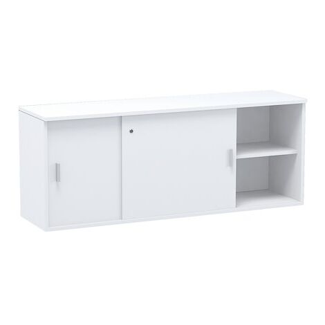 Bahut L 160 cm blanc Exprim - Maxiburo (1/5)