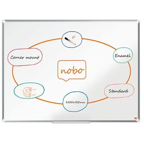 Nobo Premium Plus tableau blanc blanc 120 x 90 cm