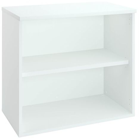 Bibliothèque basse H 73 x L 80 cm – Arch - Blanc - Maxiburo (1/2)