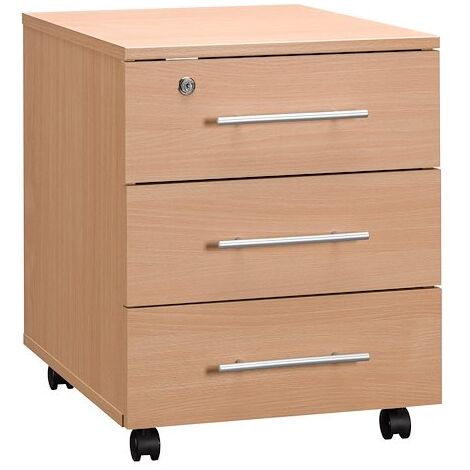Caisson mobile bois 3 tiroirs - O-Line 2 - Maxiburo (1/2)