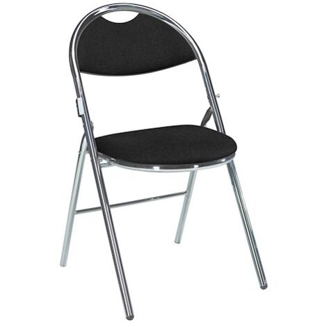 Lot De 2 Chaises Pliantes Grises En Tissu Non Feu Allumette - Piétement Aluminium, 40x40 Cm