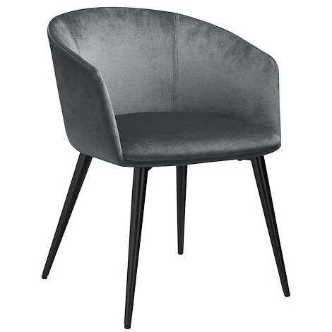 Fauteuil d'accueil Campo gris - Maxiburo (1/5)