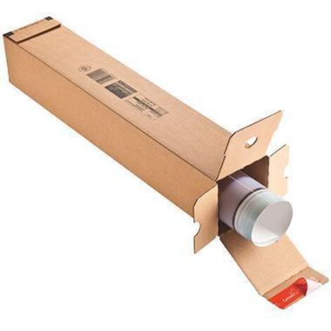 Tube carré d'expédition 43 x 10,8 x 10,8 cm - Lot de 10 (1/5)