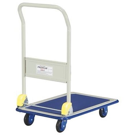 Chariot d'atelier dossier repliable 200kg – Dimensions H 90cm x L 48cm x P 74cm – 4 roulettes anti-tâches pour manutention facile – Matador (1/5)