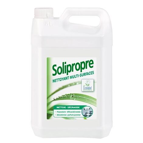 Nettoyant dégraissant multi-surfaces Solipropre pomme - Bidon de 5 litres